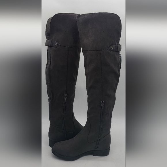 B1814- Sun + Stone Allicce Women's Vegan Boots Grey Color Size 5.5 NWT - Picture 8 of 12
